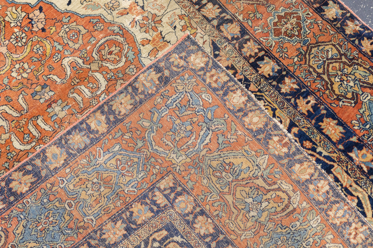 Antique Farahan Sarouk Rug 4'0" x 6'10''