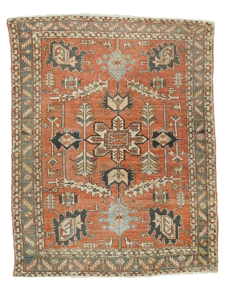 Antique Bakhshayesh Rug 5'0