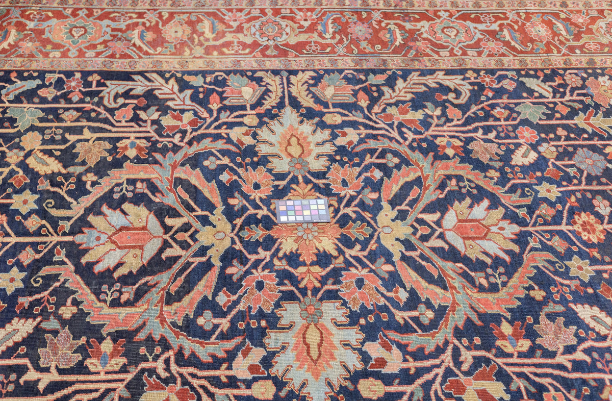 Antique Serapi Rug 8'8'' x 12'4''