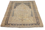 Antique Haji Jalili Tabriz Rug 4'6'' x 6'4''