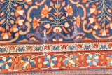 Antique Fine  Mohtasham Kashan Rug 4' 5" x 6' 8''
