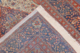 Antique Fine  Mohtasham Kashan Rug 4' 5" x 6' 8''
