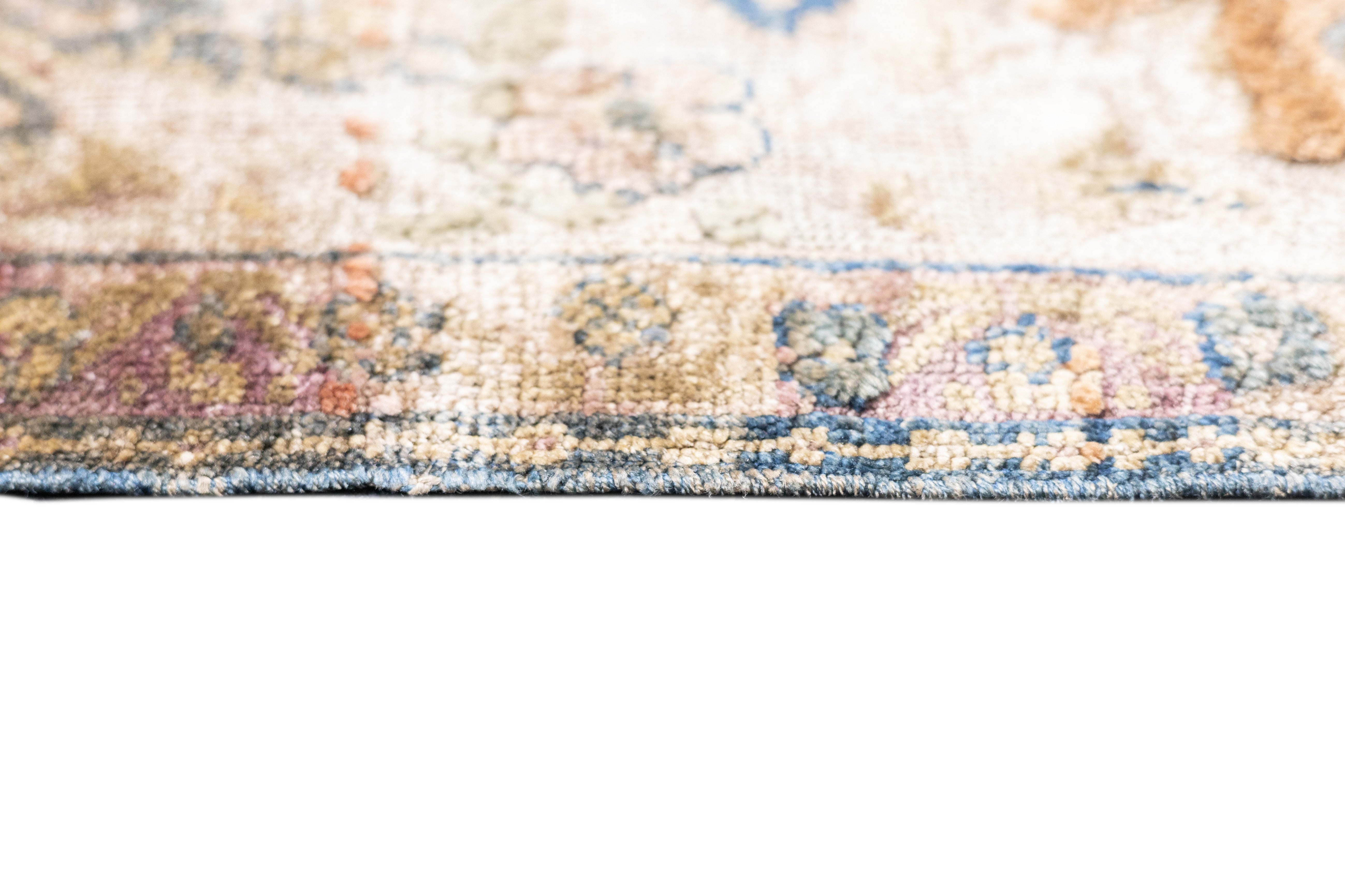 Antique Silk Ziegler Mahal Rug 4'2'' x 6'6''