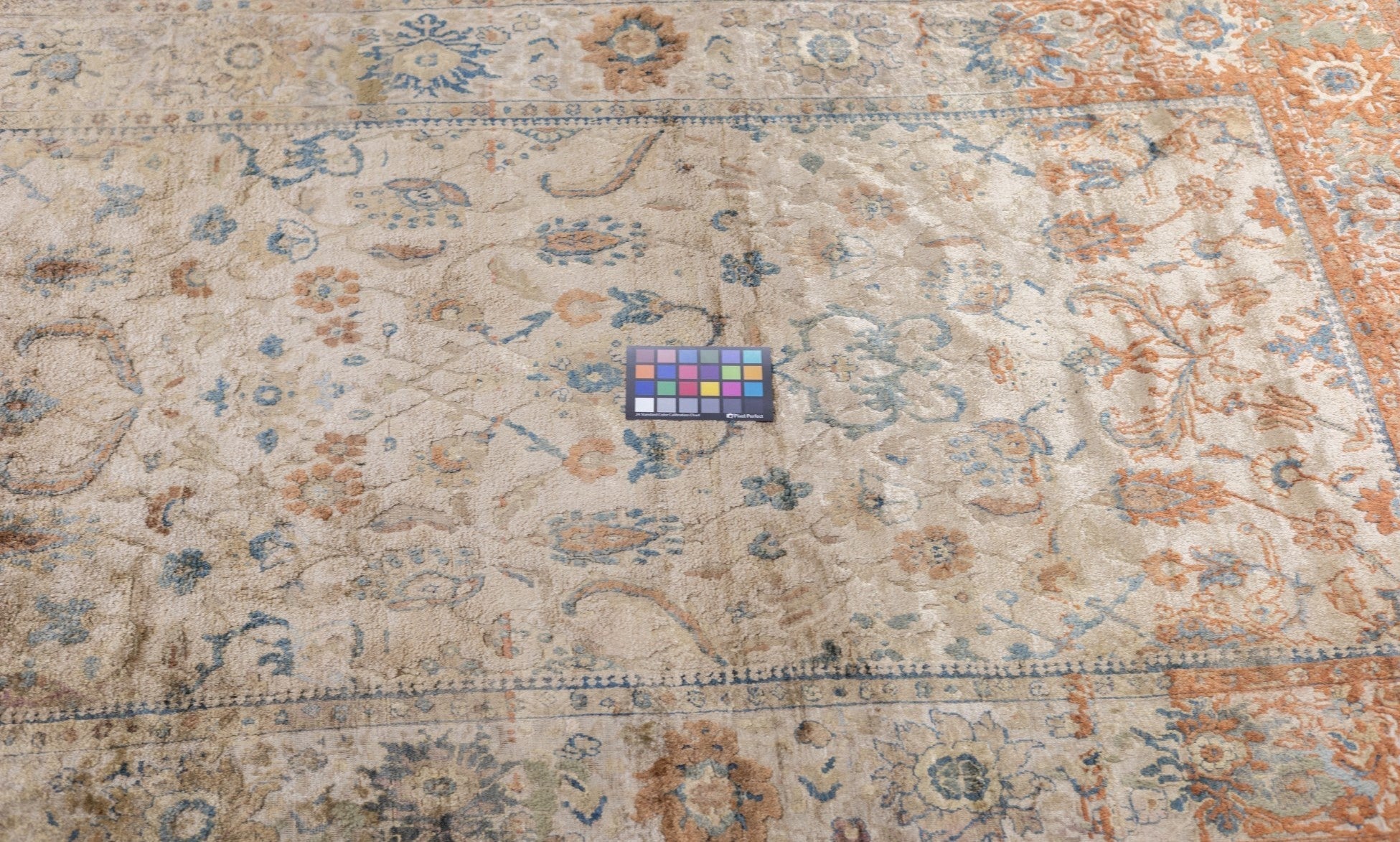 Antique Silk Ziegler Mahal Rug 4'2'' x 6'6''