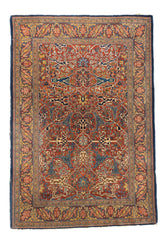 Antique Tehran Rug 4'7'' x 6'10''