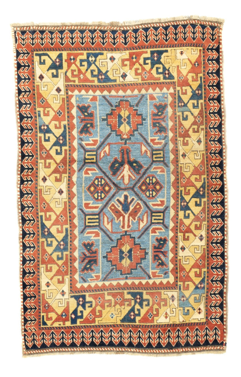 Antique Caucasian Kazak Rug 3'5'' x 5'2''