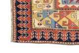 Antique Caucasian Kazak Rug 3'5'' x 5'2''
