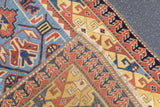 Antique Caucasian Kazak Rug 3'5'' x 5'2''
