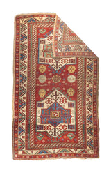 Antique Caucasian Kazak Rug 4' 3" x 7' 0"