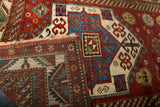 Antique Caucasian Kazak Rug 4' 3" x 7' 0"