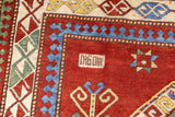 Antique Caucasian Kazak Rug 5'8" x 9'10''