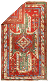 Antique Caucasian Kazak Rug 5'8" x 9'10''