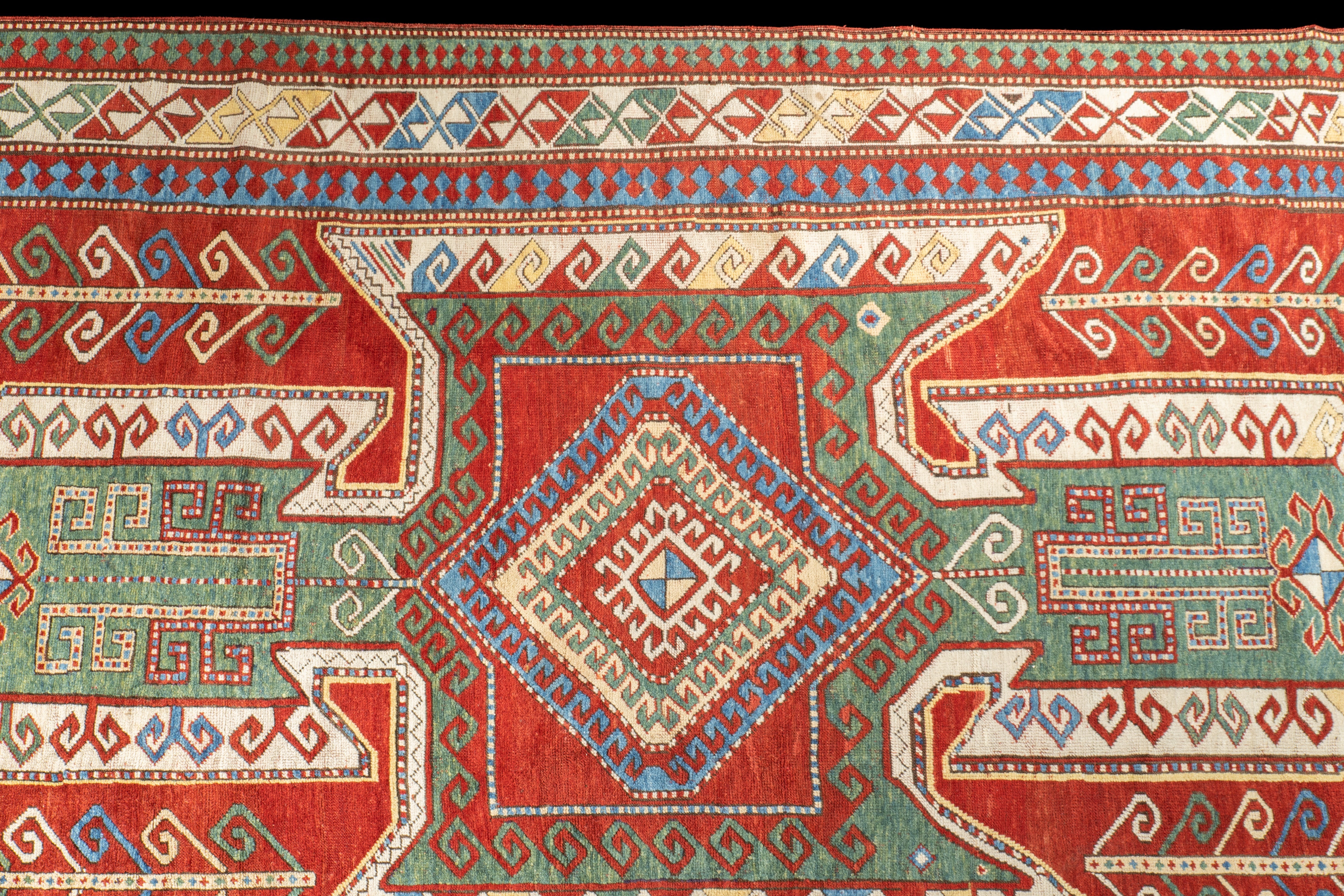 Antique Caucasian Kazak Rug 5'8" x 9'10''