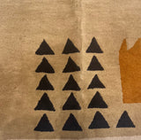 Fine Mid Century French Rug Da Silva Design 5'11'' x 8'6''