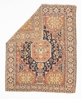 Antique Caucasian Shirvan Rug 4'0" x 5' 0"