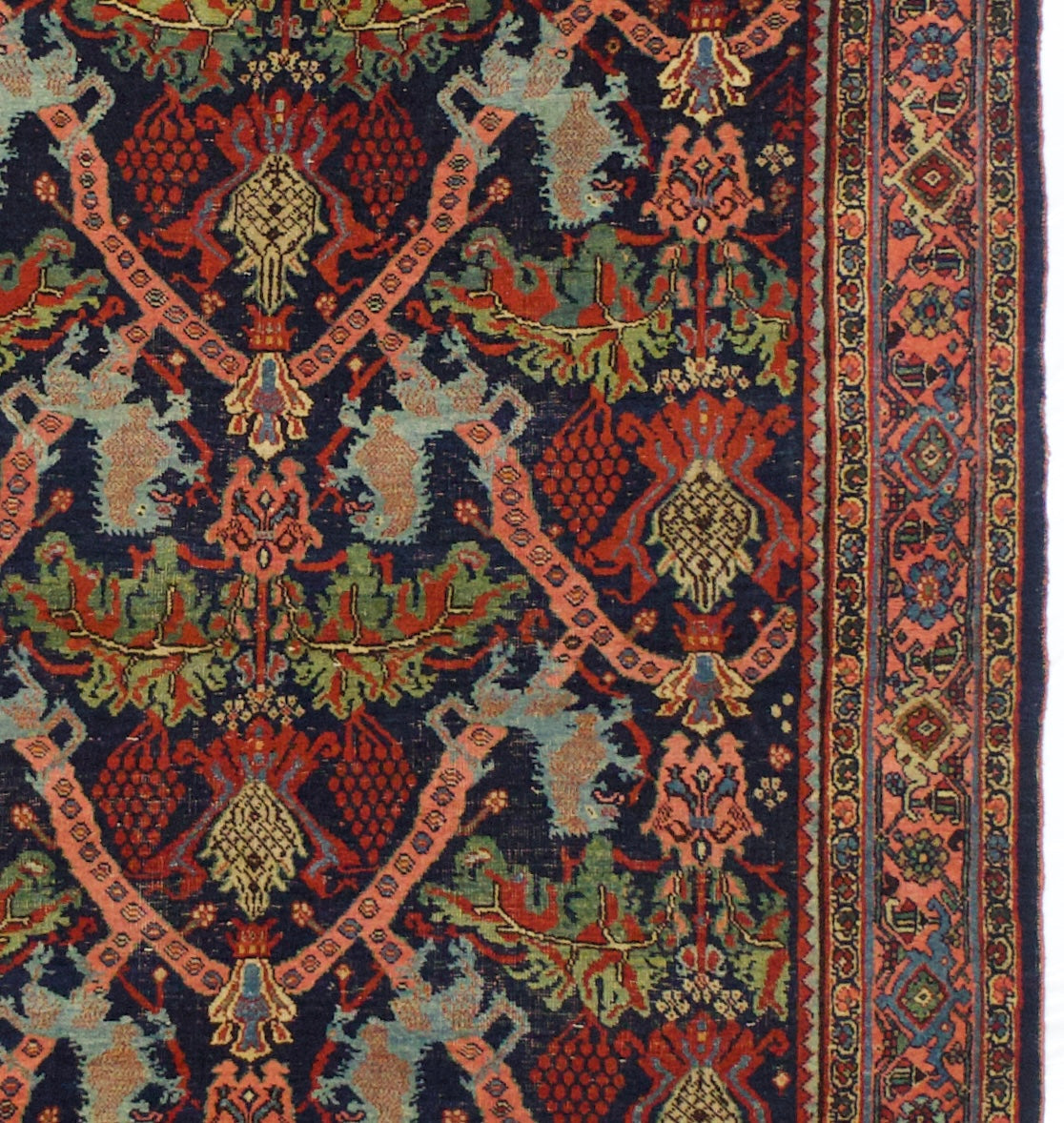 Antique Halvai Bidjar Rug 4'9" x 7' 9"