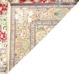 Extremely Fine Vintage  Silk Tabriz Rug 6' 6" x 9' 9"