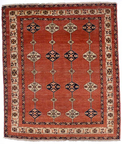 Fine Vintage Gabbeh Rug 6' 0'' x 7' 0''