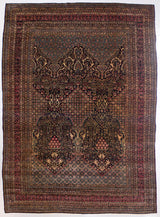 Antique  Tehran Rug 7'4" x 10' 0"