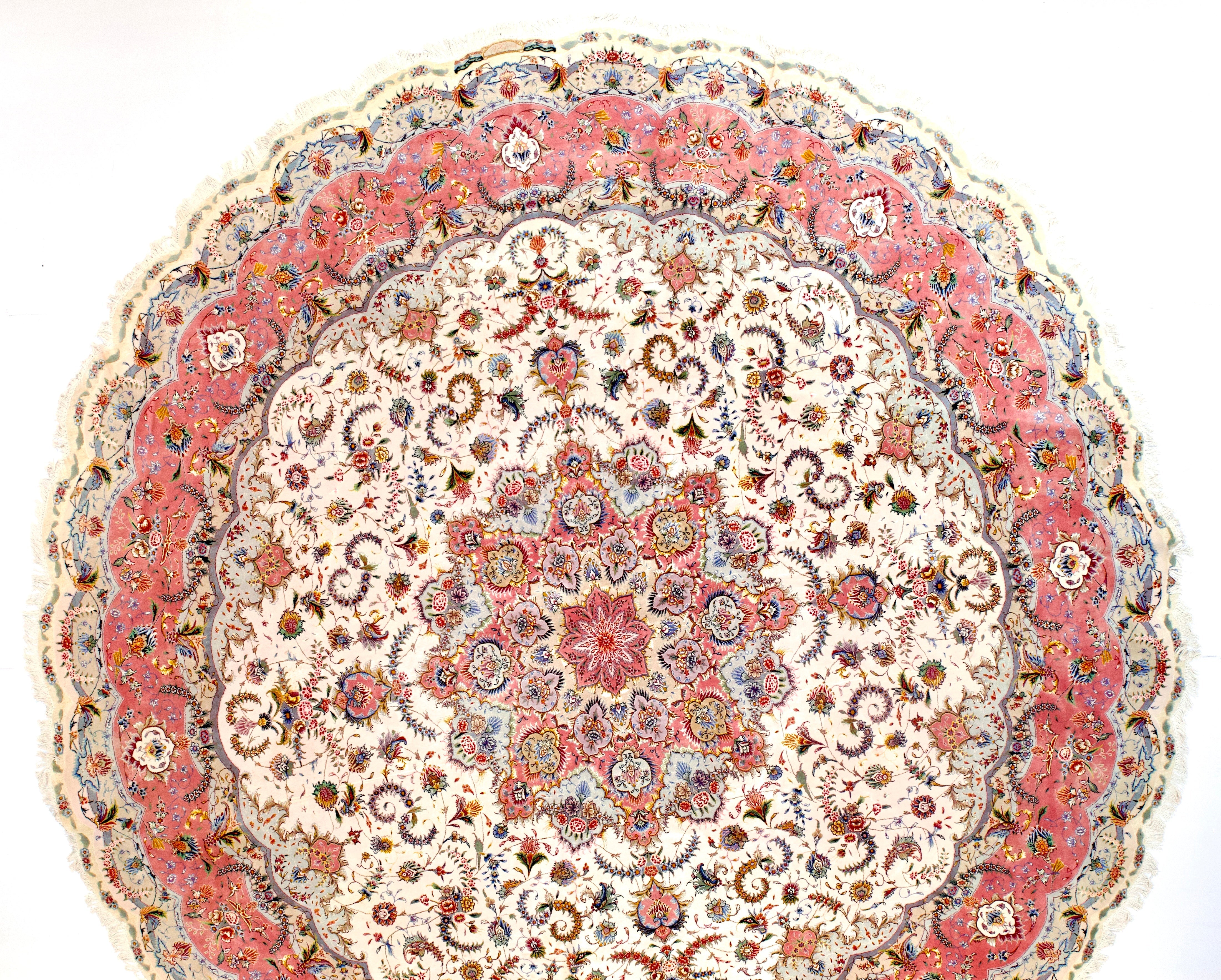 Extremely Fine Tabriz Rug 13' 0" x 13' 0"