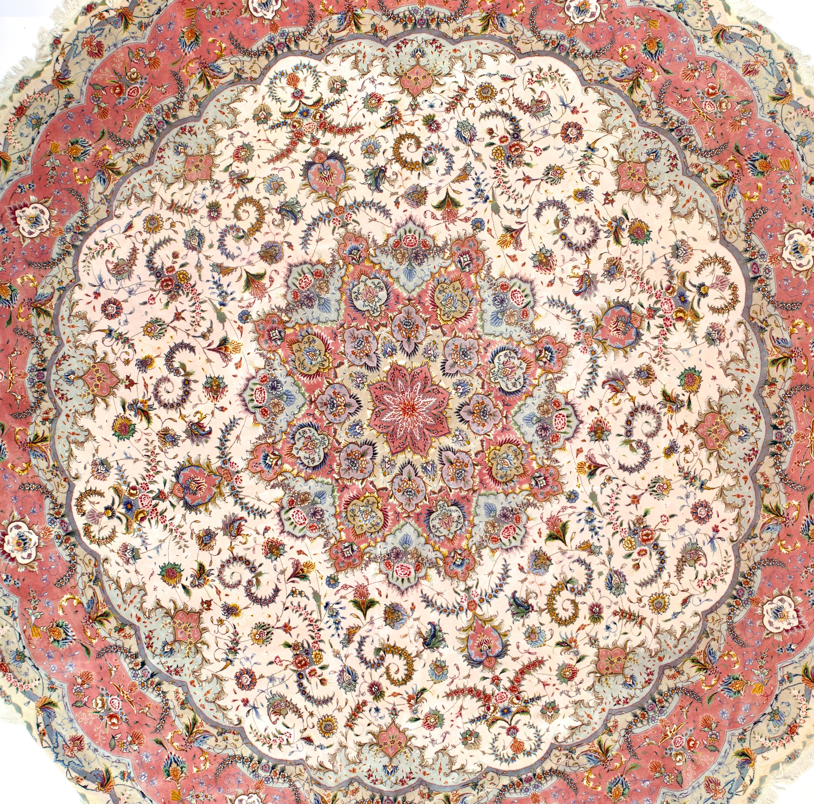 Extremely Fine Tabriz Rug 13' 0" x 13' 0"