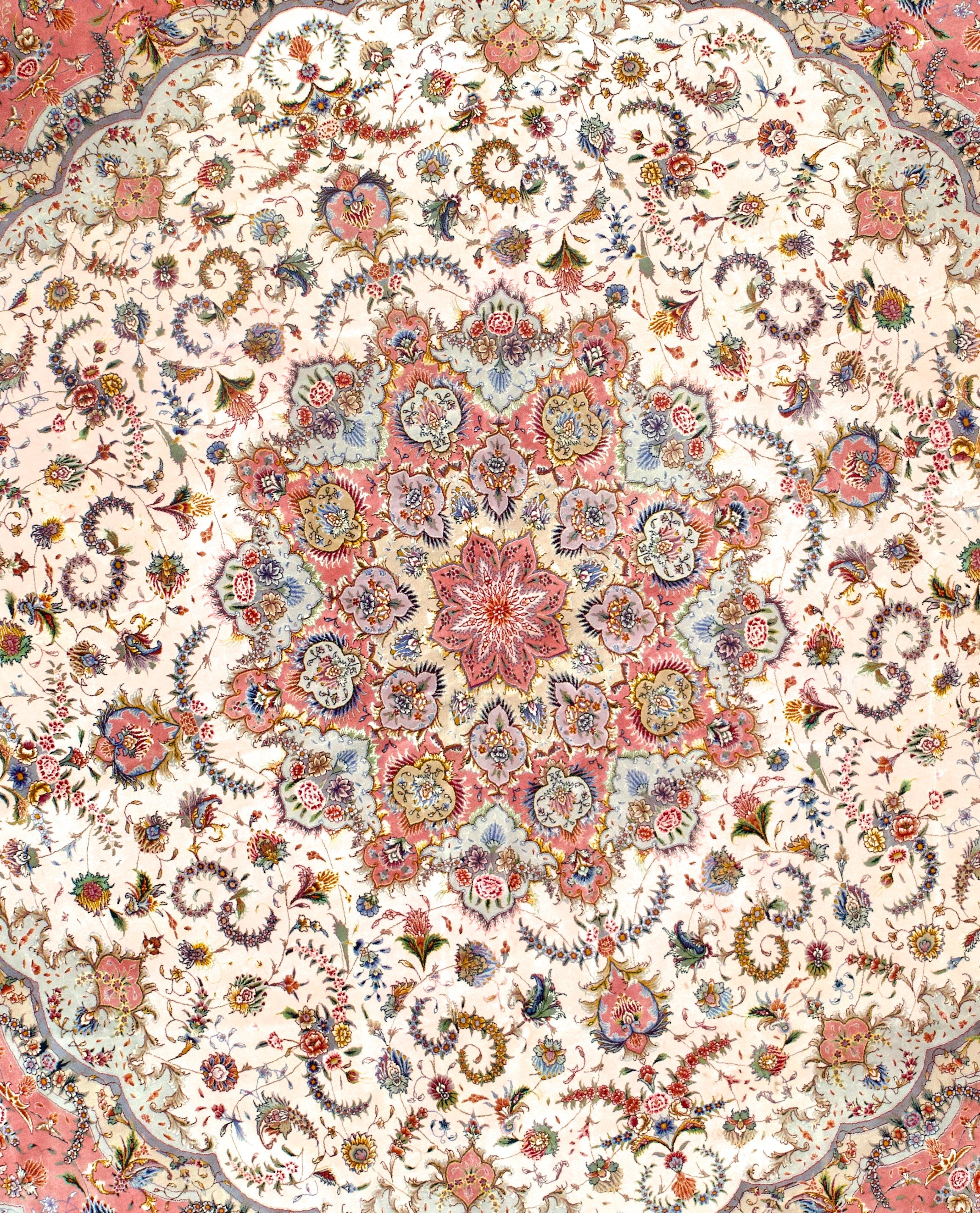 Extremely Fine Tabriz Rug 13' 0" x 13' 0"