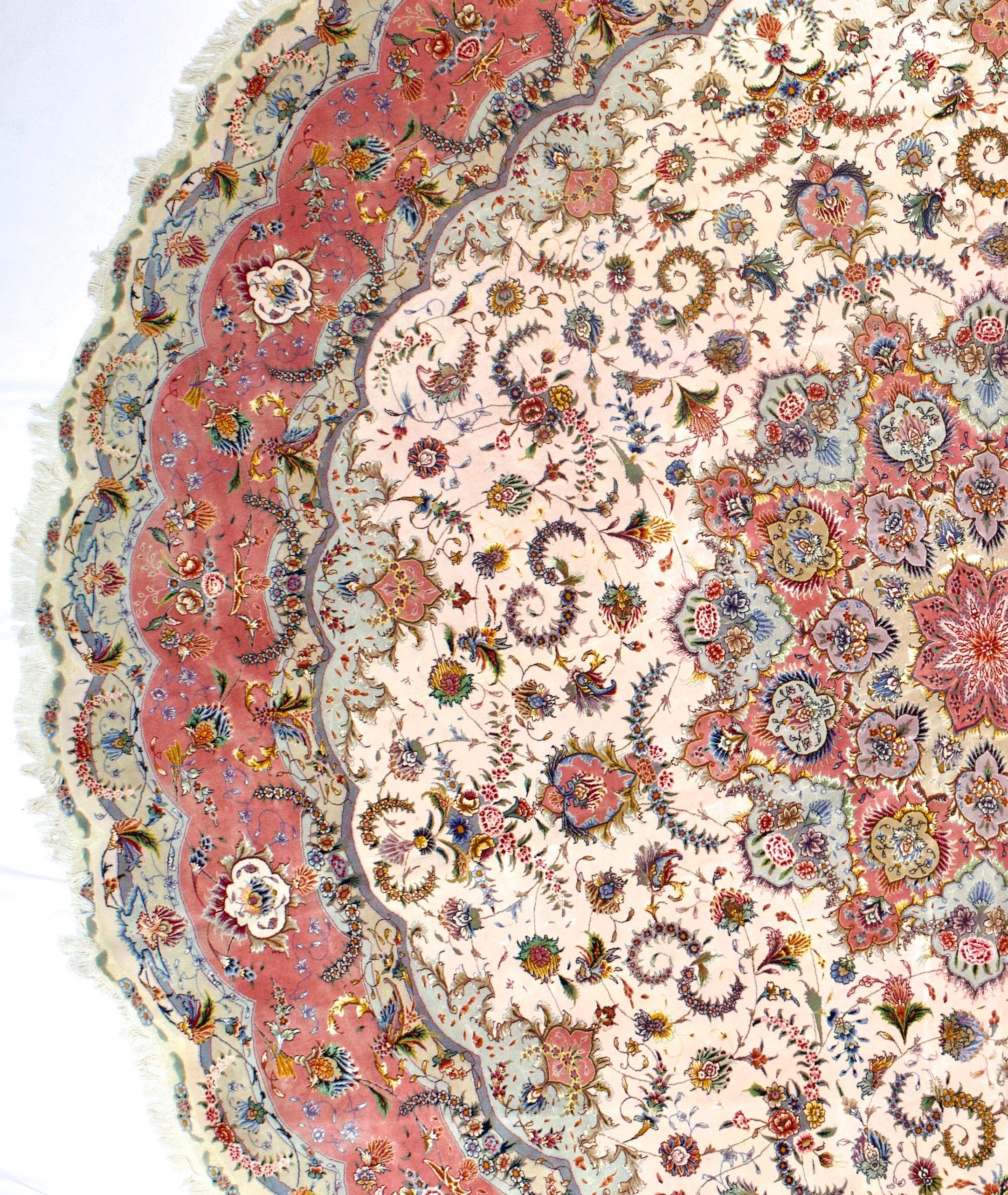 Extremely Fine Tabriz Rug 13' 0" x 13' 0"