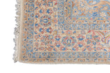 Isfahan Extremely Fine Wool & Silk Foundation. Signed Rug 5'3'' x 9'2''