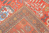 Antique Caucasian Kazak Rug 6'4'' x 7'5''
