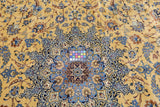 Extremely Fine Isfahan Wool and Silk Rug 10'6'' x 13'11''