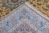 Extremely Fine Isfahan Wool and Silk Rug 10'6'' x 13'11''