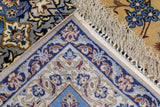 Extremely Fine Isfahan Wool and Silk Rug 10'6'' x 13'11''