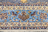 Extremely Fine Isfahan Wool and Silk Rug 10'6'' x 13'11''