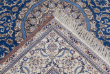 Extremely Fine  Nain Rug Wool & Silk Rug 7'10'' x 7'11''