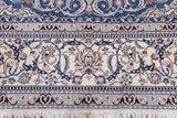 Extremely Fine  Nain Rug Wool & Silk Rug 7'10'' x 7'11''