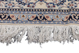 Extremely Fine  Nain Rug Wool & Silk Rug 7'10'' x 7'11''