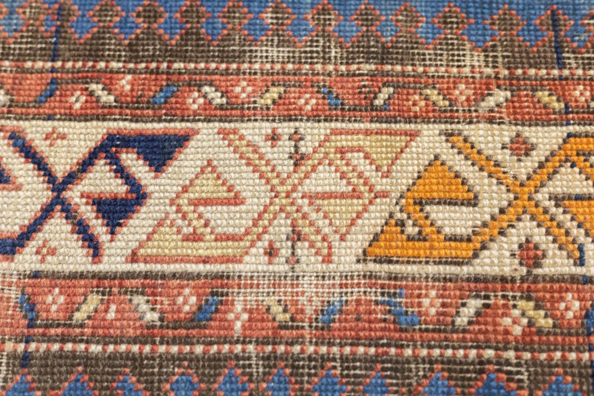 Antique Kuba Rug 3'8'' x 5'1''