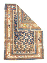 Antique Kuba Rug 3'8'' x 5'1''