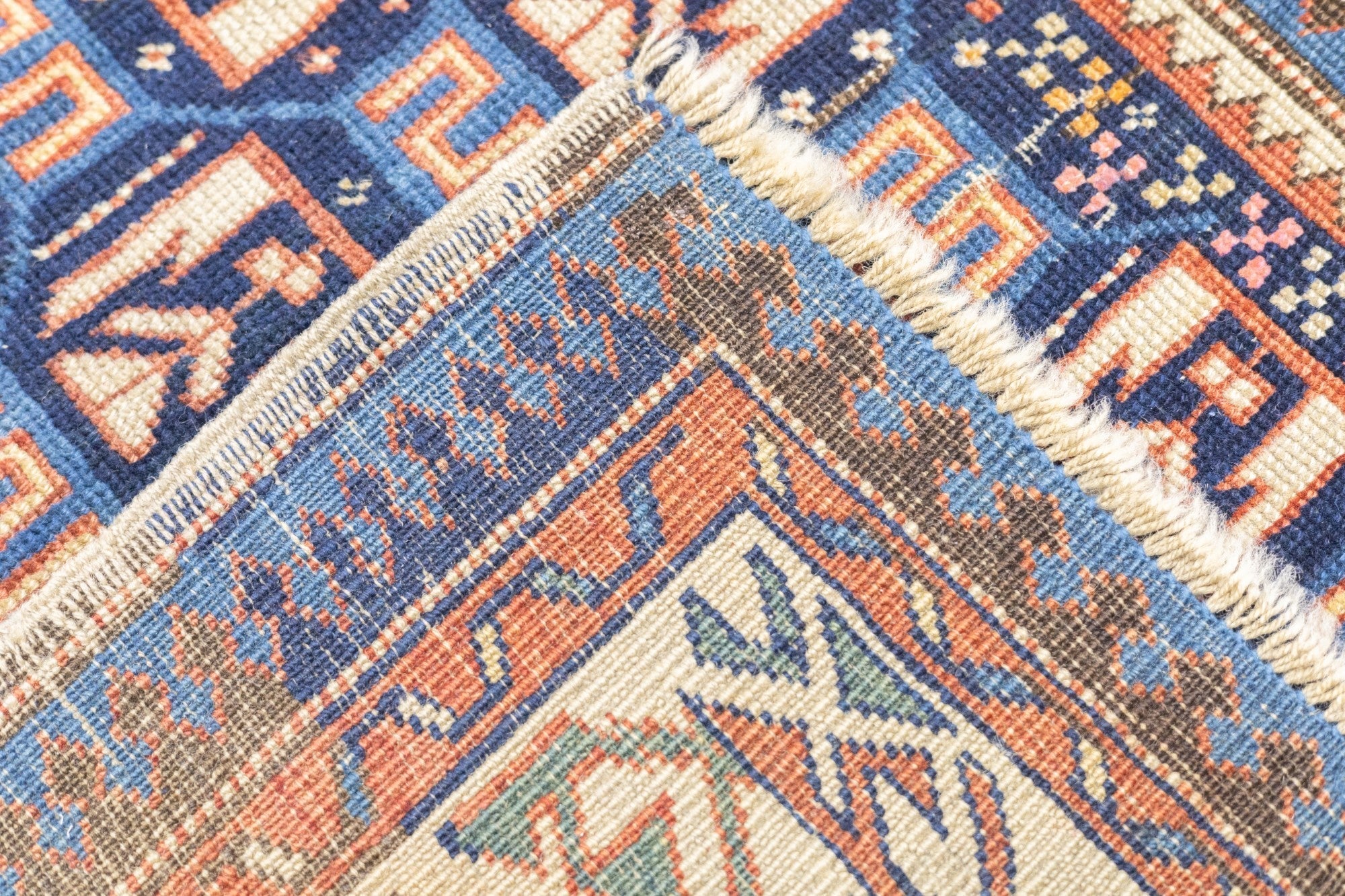 Antique Kuba Rug 3'8'' x 5'1''