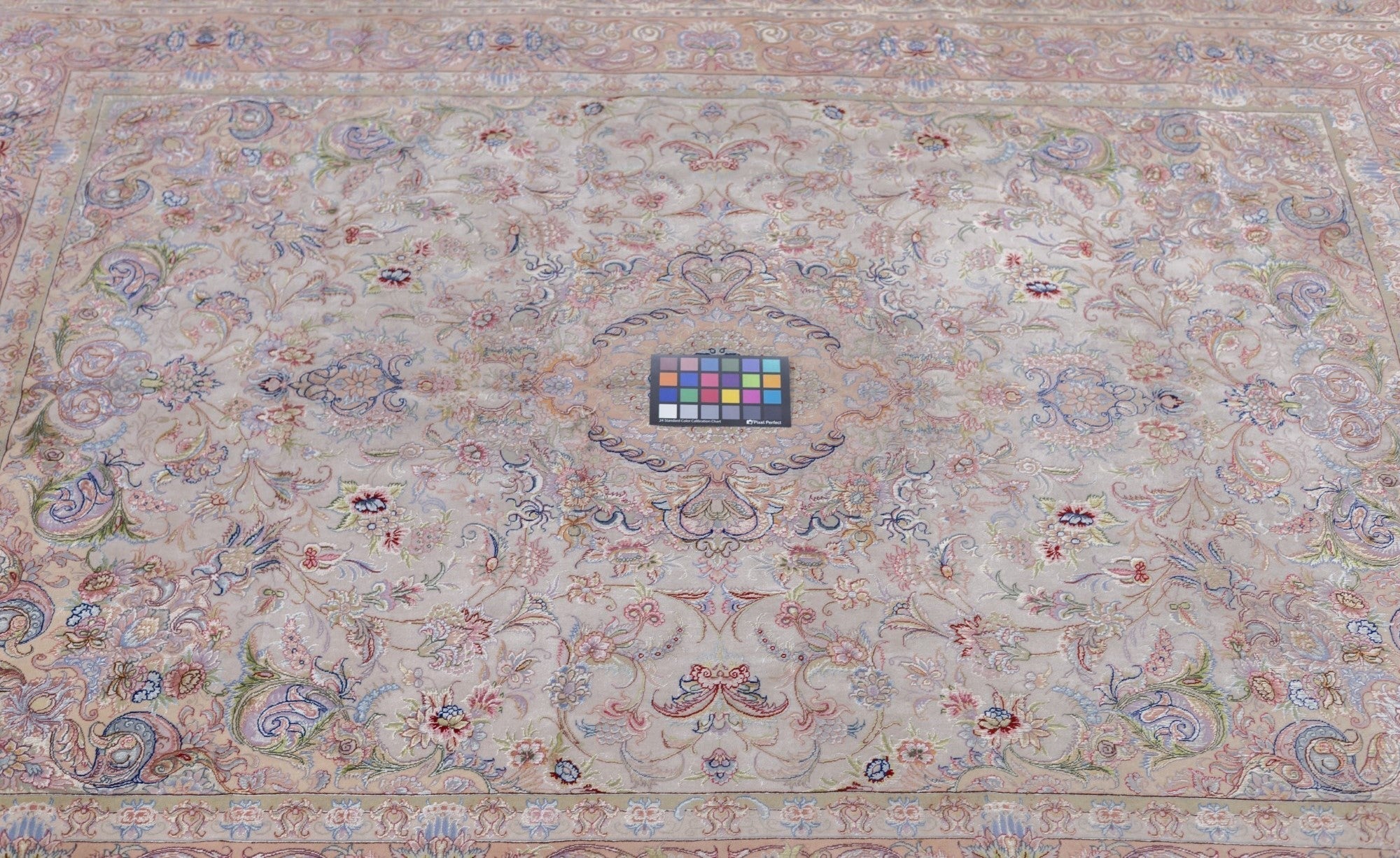 Extremely Fine  Tabriz Wool & Silk woven Rug 4'11'' x 7'1''