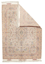 Extremely Fine  Tabriz Wool & Silk woven Rug 4'11'' x 7'1''