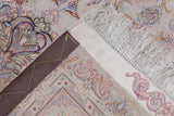 Extremely Fine  Tabriz Wool & Silk woven Rug 4'11'' x 7'1''