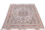 Extremely Fine  Tabriz Wool & Silk woven Rug 4'11'' x 7'1''