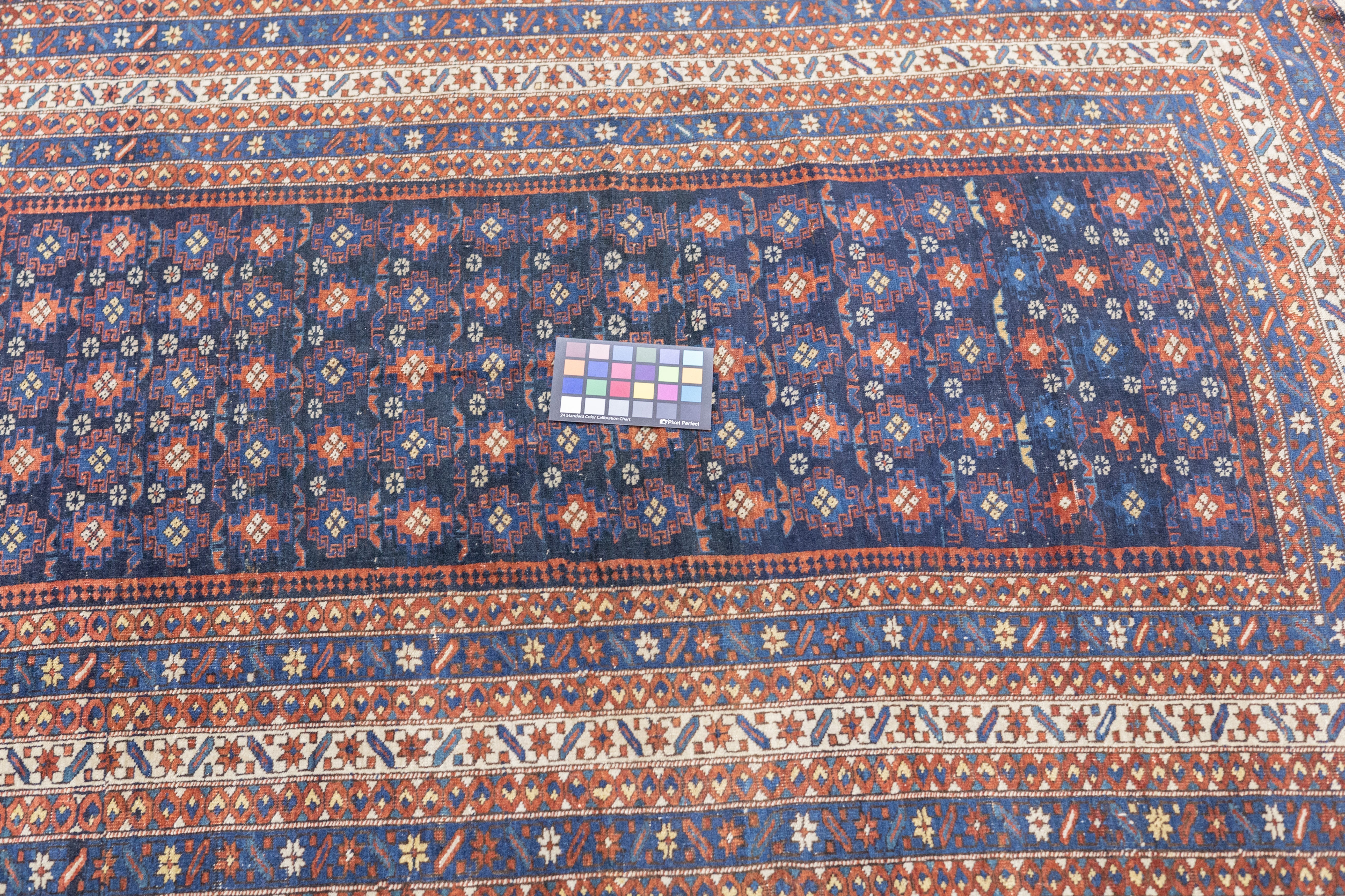 Antique Caucasian Kuba Rug 4'1'' x 5'9''
