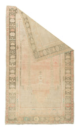 Fine Antique Oushak Wool Rug 4'8'' x 7'9''