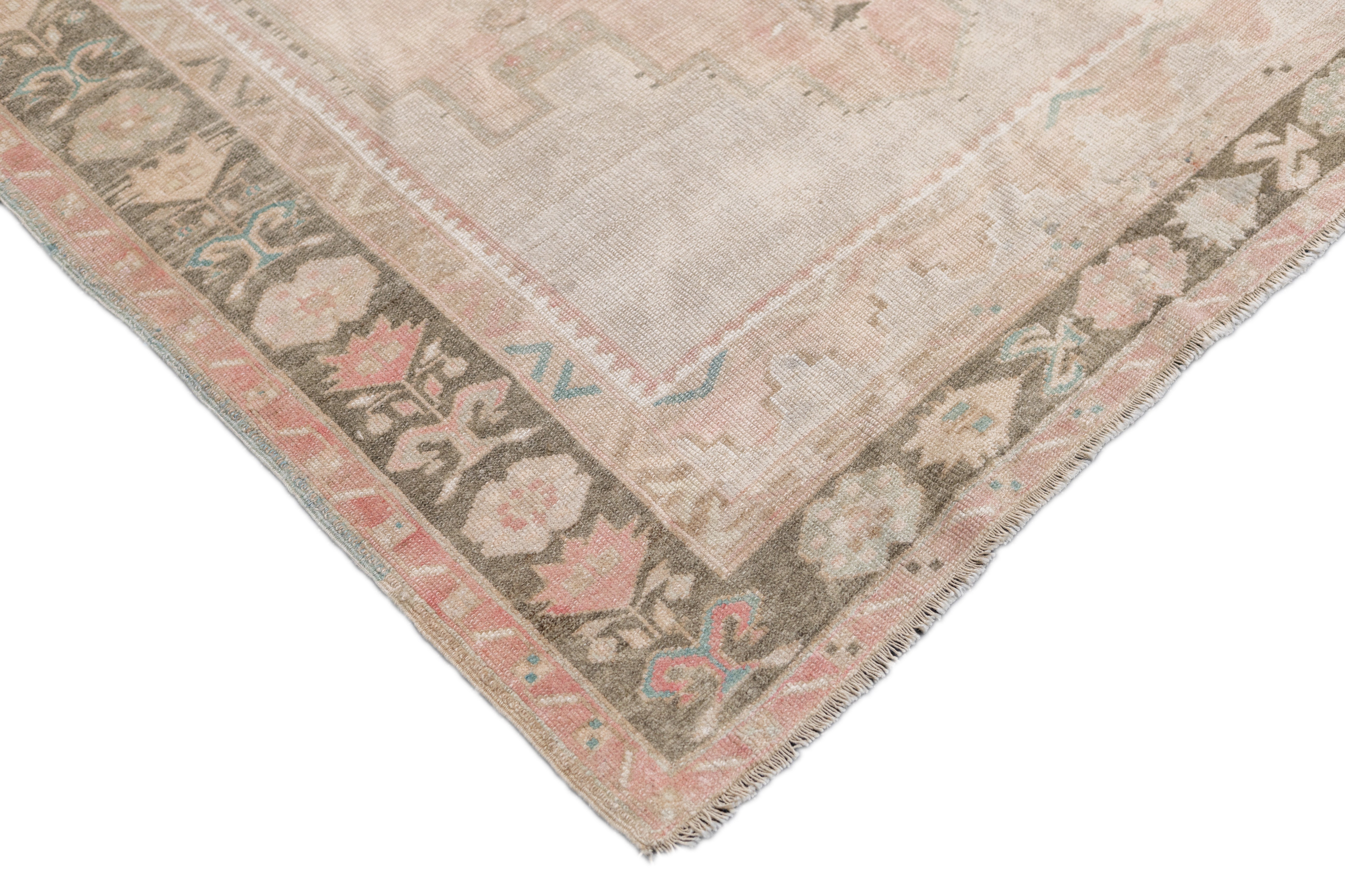 Fine Antique Oushak Wool Rug 4'8'' x 7'9''