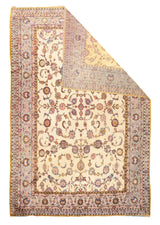Antique Silk Souf Kashan Rug 8' x 11'8''