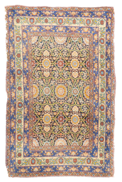 Antique Tehran Rug 3'7'' x 5'7''