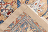 Antique Silk Heriz Rug 4'6'' x 5'11''