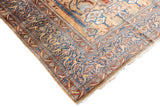 Antique Silk Heriz Rug 4'6'' x 5'11''